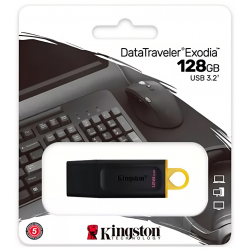 PENDRIVE 128GB KINGSTON DATATRAVELER EXODIA DTX USB 3.2