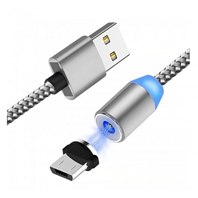 CABLE USB A MICRO USB 1MT MAGNETICO