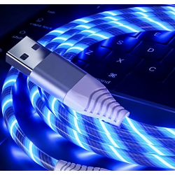CABLE MAGNÉTICO USB A IPHONE 1MTS C/LED TIME