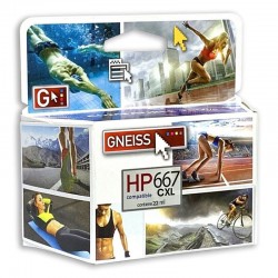 Cartucho Hp 667 XL color...