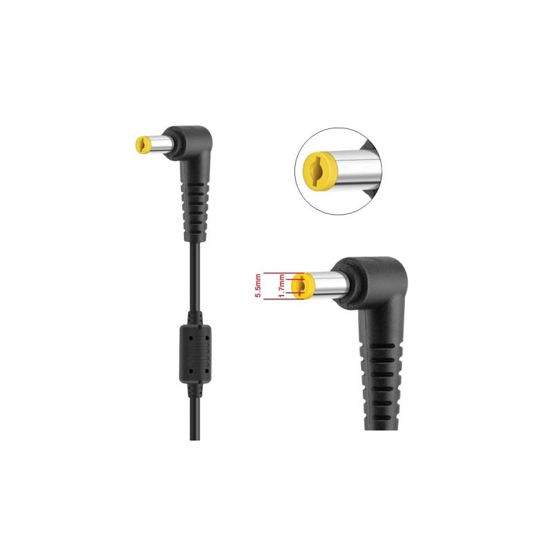 CABLE CARGADOR NOTEBOOK ACER 5.5 X 1.7 MM