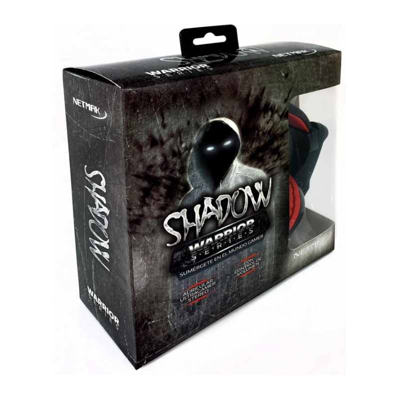 Auriculares con micrófono Netmak Shadow Warrior series