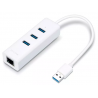 HUB USB 3.0 3 puertos + RJ45 gigabit Tp-link UE330