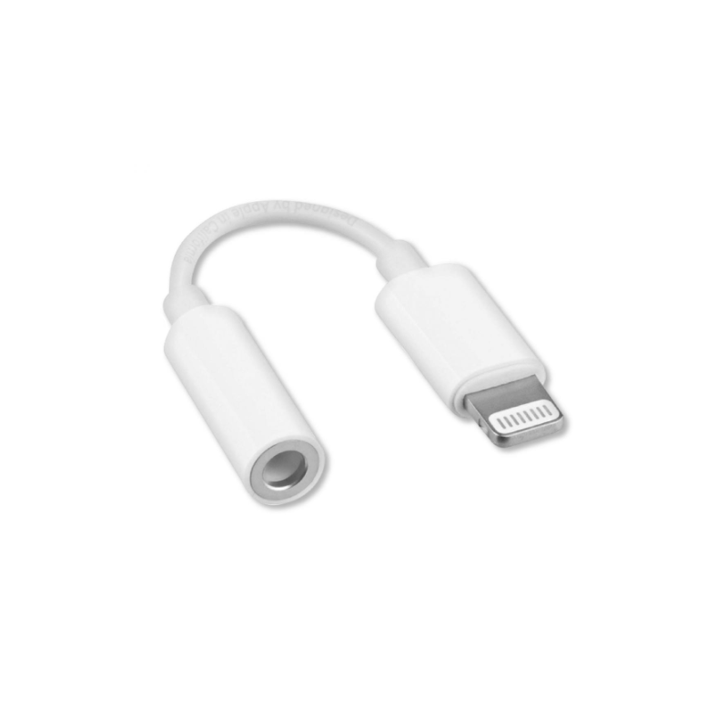 Adaptador Apple Lightning a Jack Audífonos 3.5