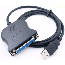 Cable USB a paralelo DB25...