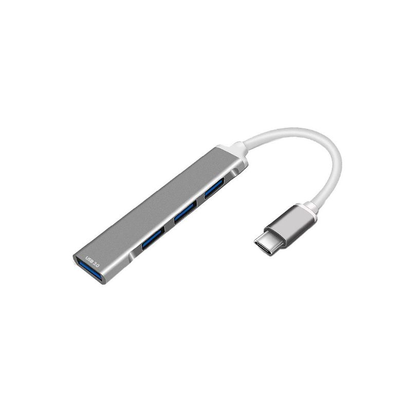 HUB USB-C 4 puertos USB-A Netmak