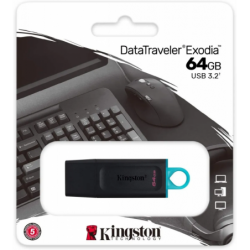 PENDRIVE 64GB KINGSTON Datatraveler Exodia DTX USB 3.2