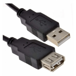 CABLE USB MACHO A USB HEMBRA A 3MTS NOGA