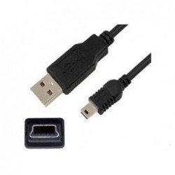 CABLE USB a MINI USB 1.5 Mts. con filtro